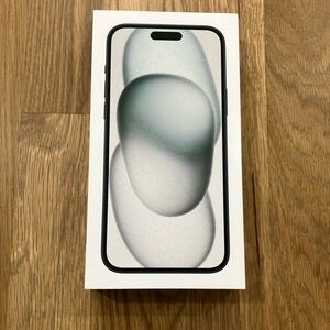 Apple Black iPhone 15 Plus White Box EMPTY BOX ONLY